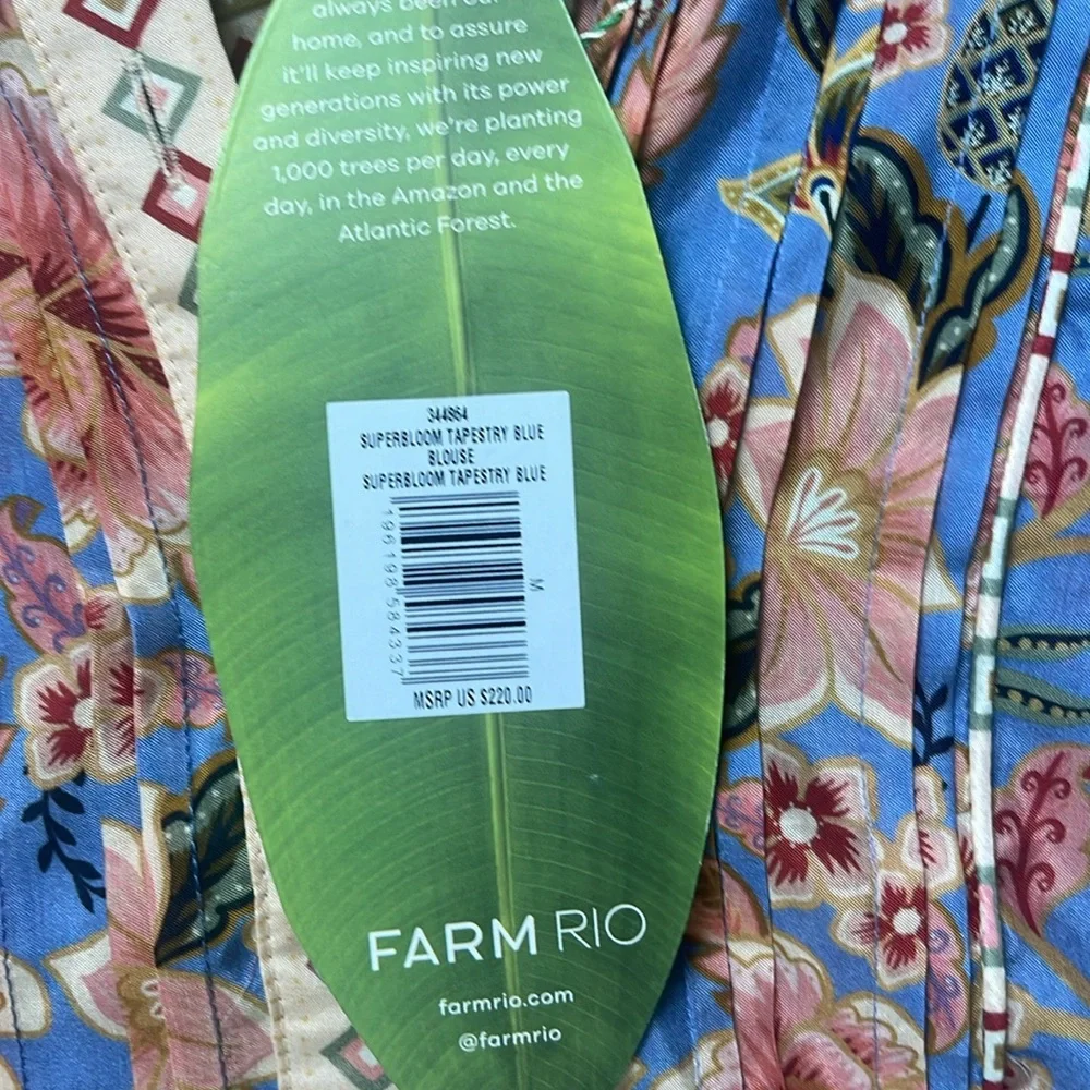 NWT Farm Rio top - Picture 3 of 9